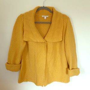 Chunky mustard yellow sweater